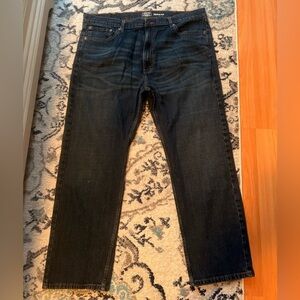 Signature Gold by Levi Strauss Blue Mens Straight Leg Jeans Tag Size 42x30